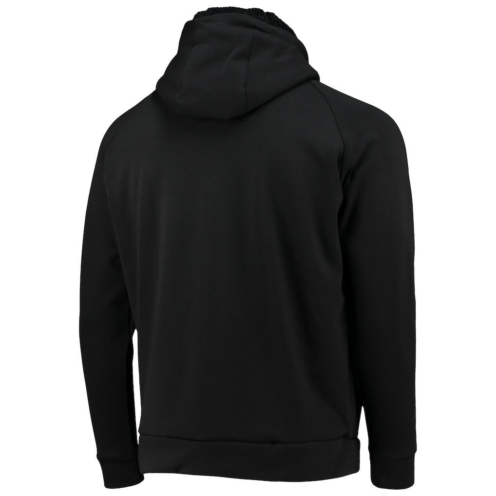 New Orleans Saints Dunbrooke Shag Tri-Blend Full-Zip Raglan Hoodie Black