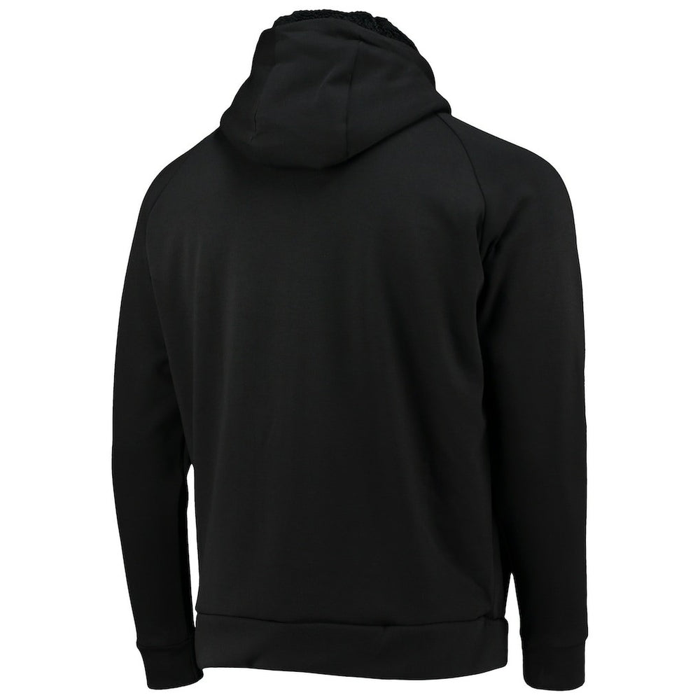 New Orleans Saints Dunbrooke Shag Tri-Blend Full-Zip Raglan Hoodie Black