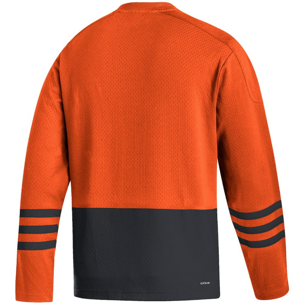 Philadelphia Flyers adidas Logo AEROREADY Pullover Sweater - Orange - NHL 4259628