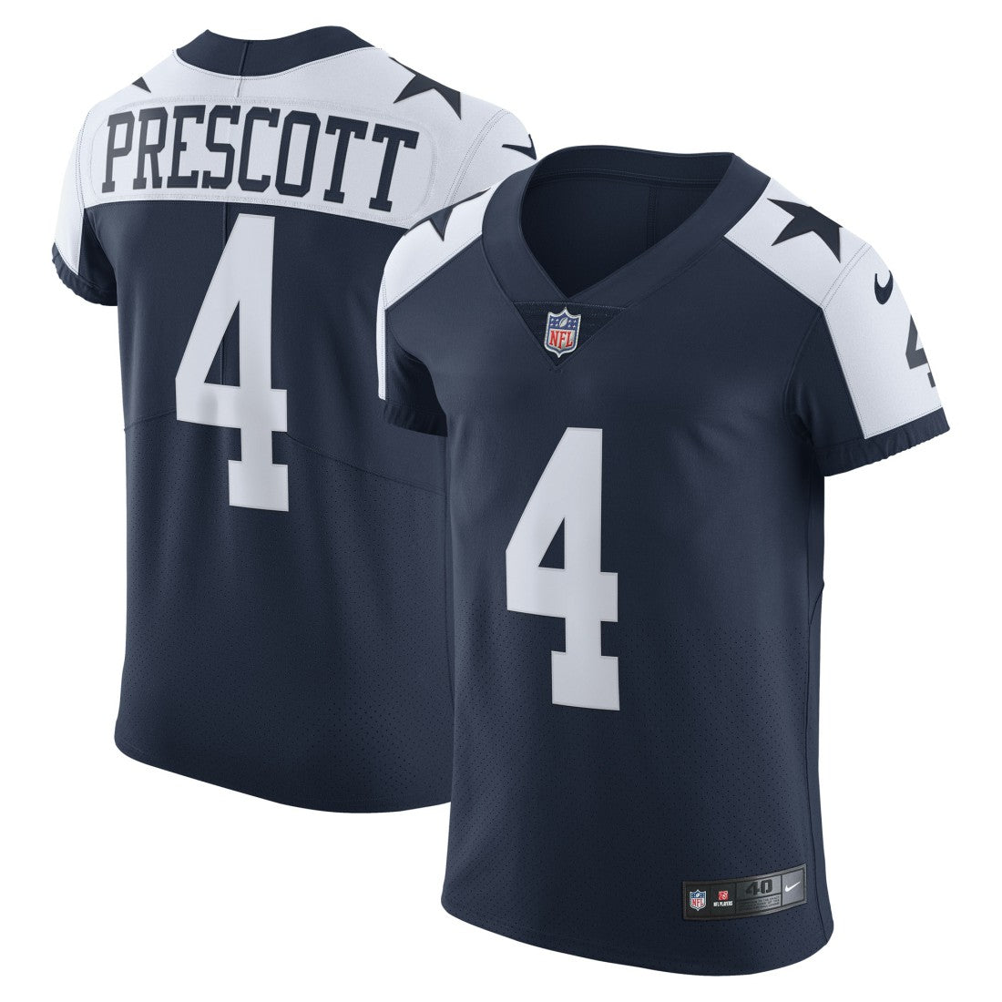 Nike Dak Prescott Dallas Cowboys Alternate Vapor Elite Player Jersey Navy