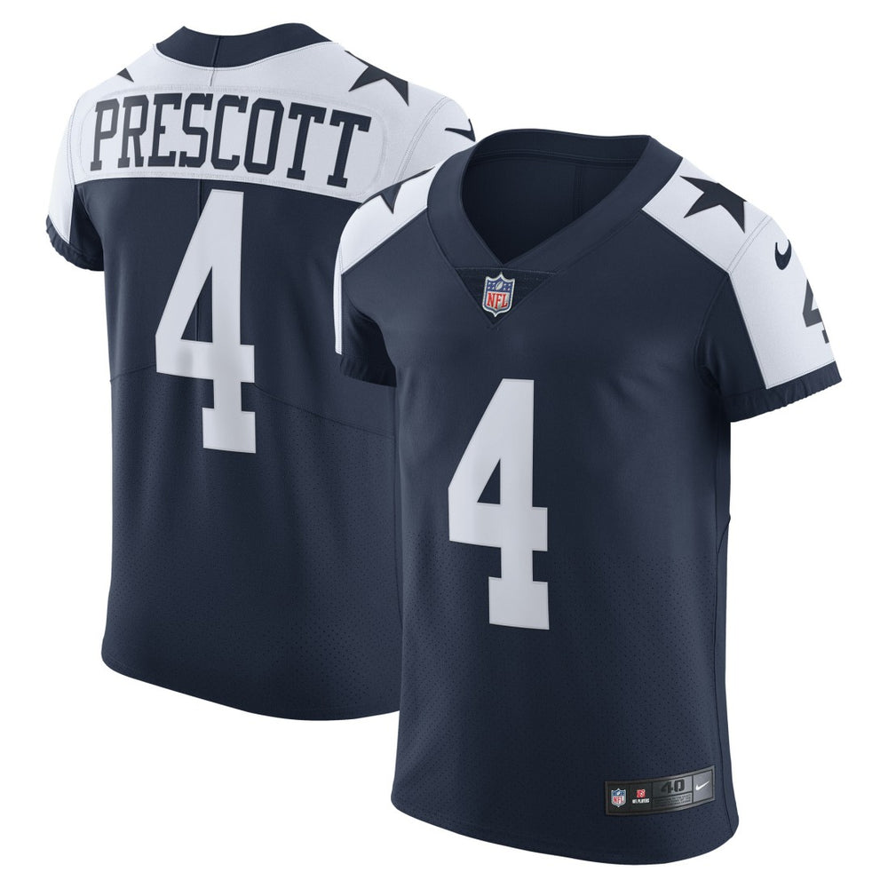 Nike Dak Prescott Dallas Cowboys Alternate Vapor Elite Player Jersey Navy