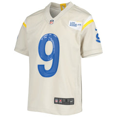 Nike Matthew Stafford Los Angeles Rams Youth Game Jersey Cream