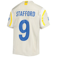 Nike Matthew Stafford Los Angeles Rams Youth Game Jersey Cream