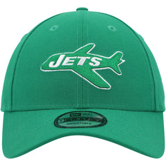 New York Jets New Era Plane The League 9FORTY Adjustable Hat Kelly Green