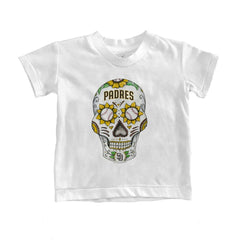 San Diego Padres Tiny Turnip Youth Sugar Skull T-Shirt - White - MLB Discount