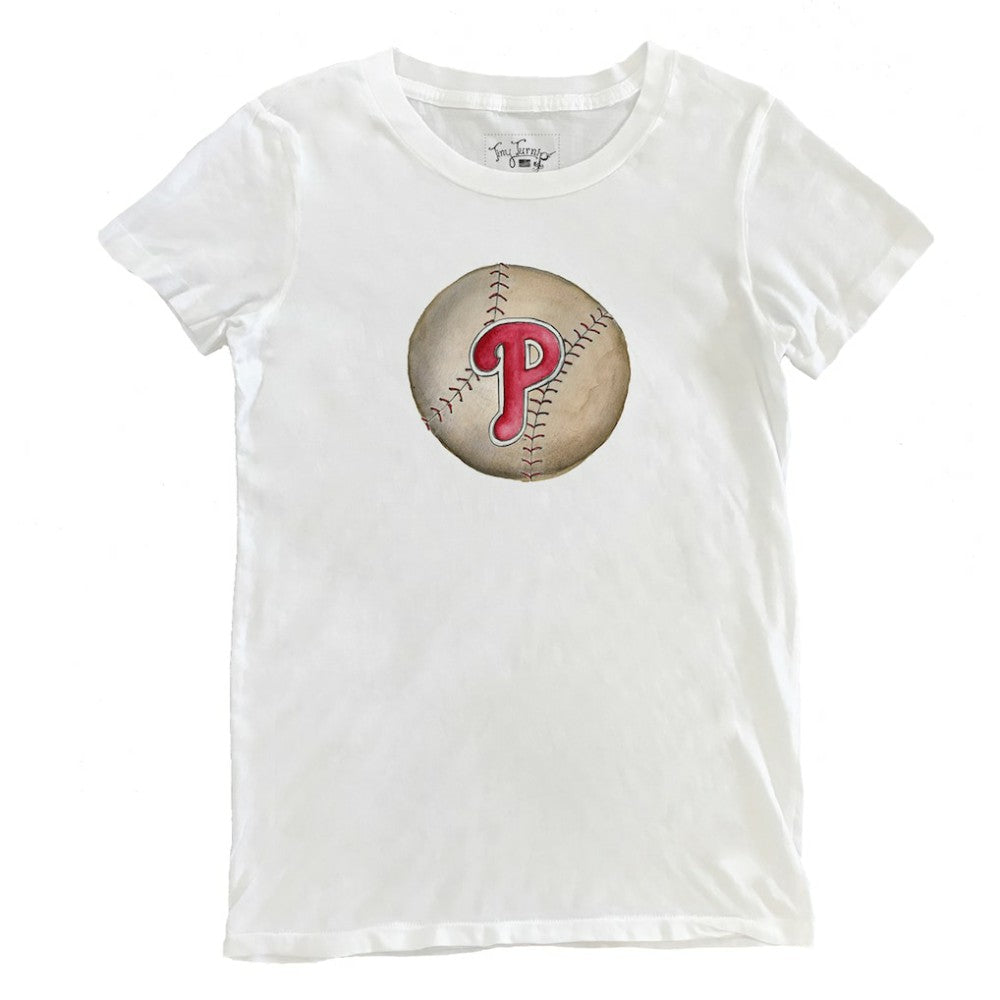 Philadelphia Phillies Tiny Turnip Women's Stitched Baseball T-Shirt - White - MLB Online