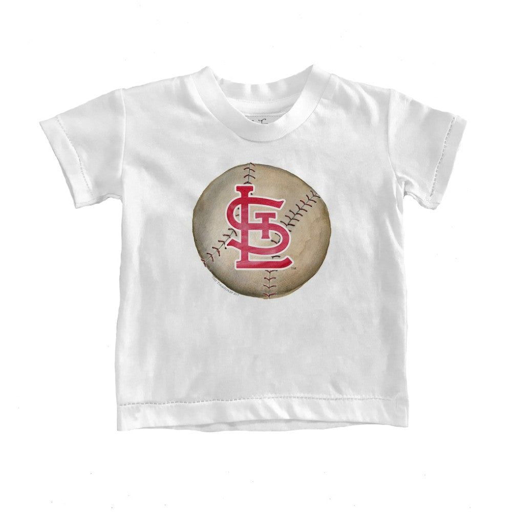 St. Louis Cardinals Tiny Turnip Youth Stitched Baseball T-Shirt - White - MLB Online