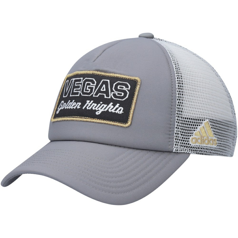 Vegas Golden Knights adidas Locker Room Foam Trucker Snapback Hat - Gray/White - NHL 4265618
