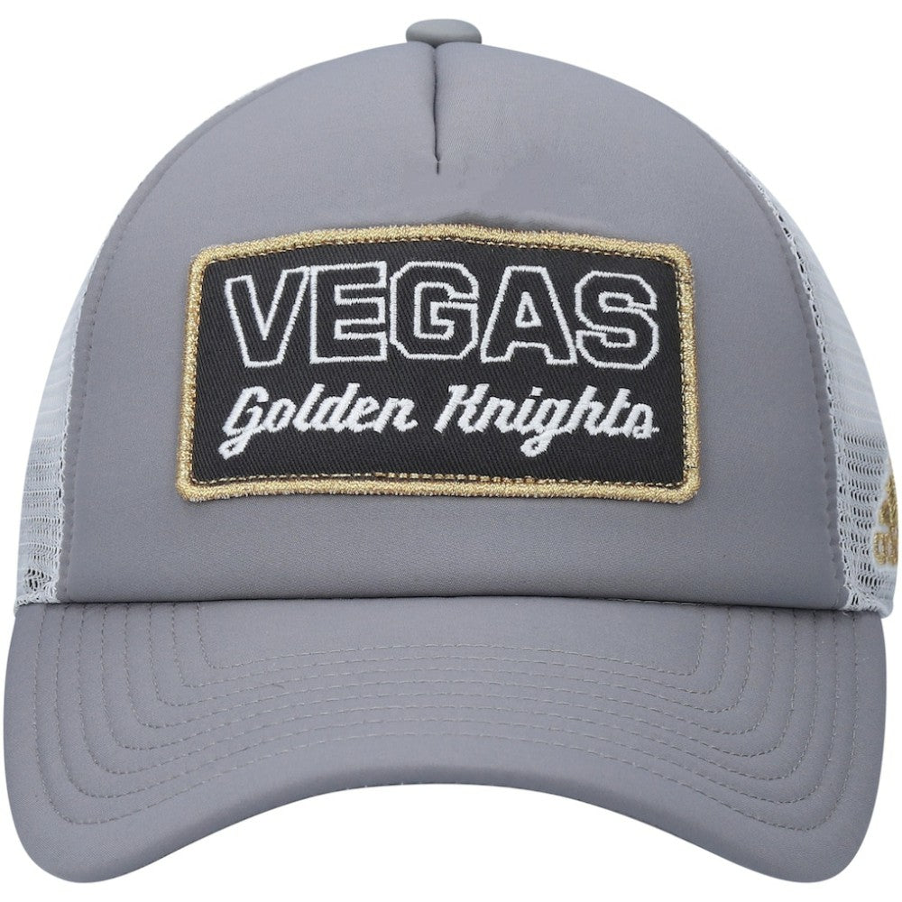Vegas Golden Knights adidas Locker Room Foam Trucker Snapback Hat - Gray/White - NHL 4265618