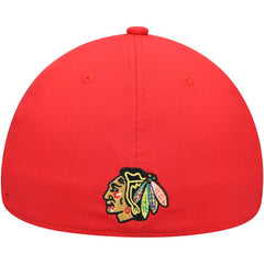 Chicago Blackhawks adidas 2021 Locker Room AEROREADY Flex Hat - Red - NHL 4265663