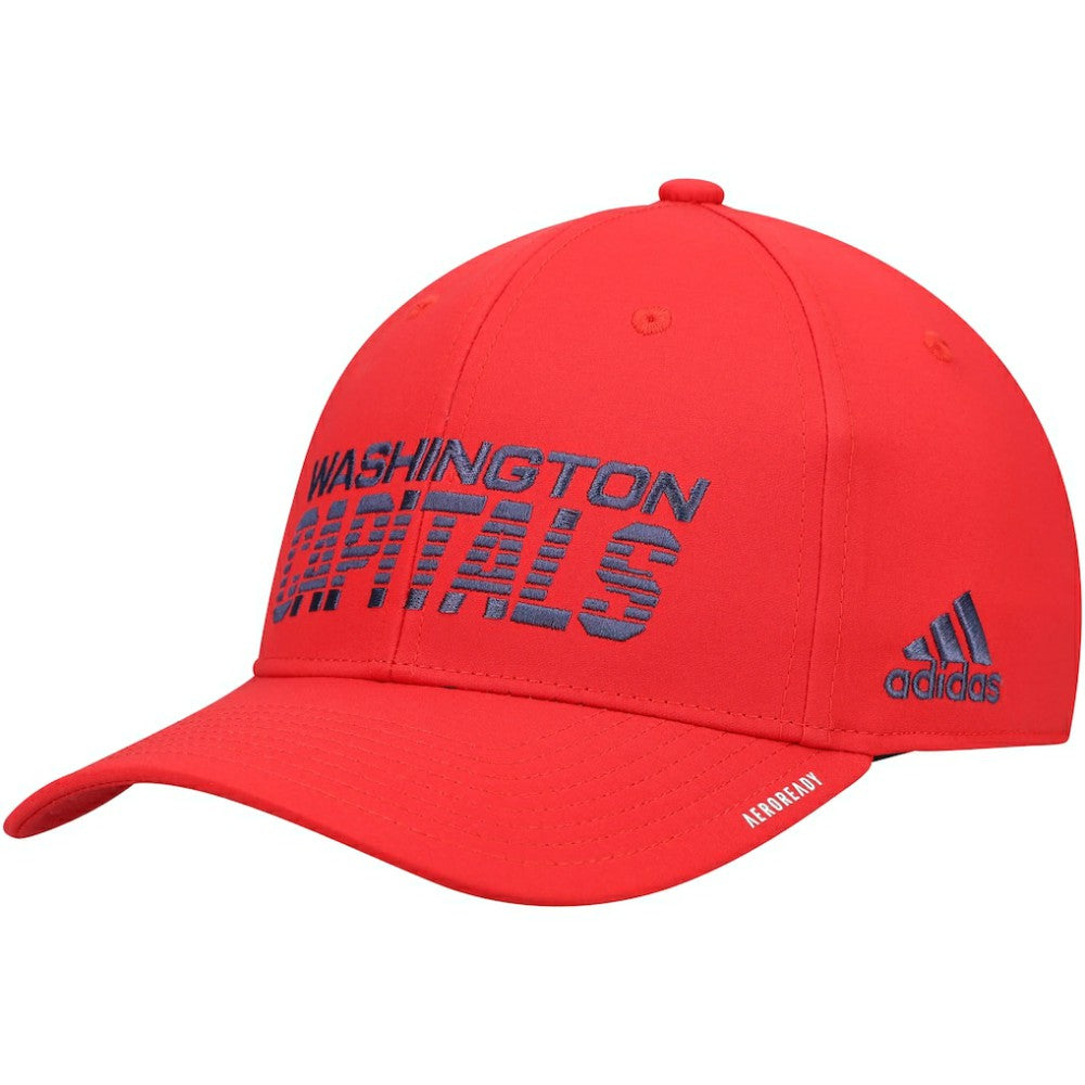 Washington Capitals adidas 2021 Locker Room AEROREADY Flex Hat - Red - NHL 4265682