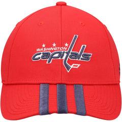 Washington Capitals adidas Locker Room Three Stripe Adjustable Hat - Red - NHL 4265715