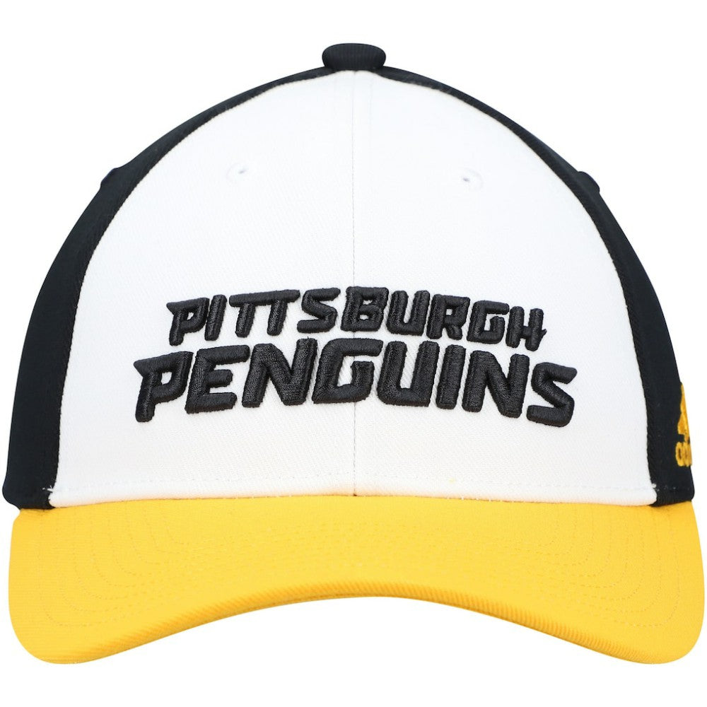 Pittsburgh Penguins adidas Locker Room Adjustable Hat - White - NHL 4265728