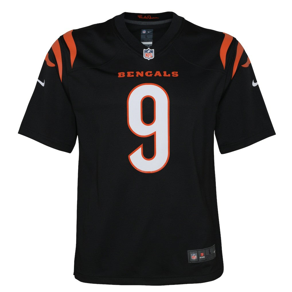 Nike Joe Burrow Cincinnati Bengals Youth Game Jersey Black
