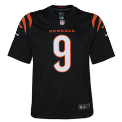 Nike Joe Burrow Cincinnati Bengals Youth Game Jersey Black