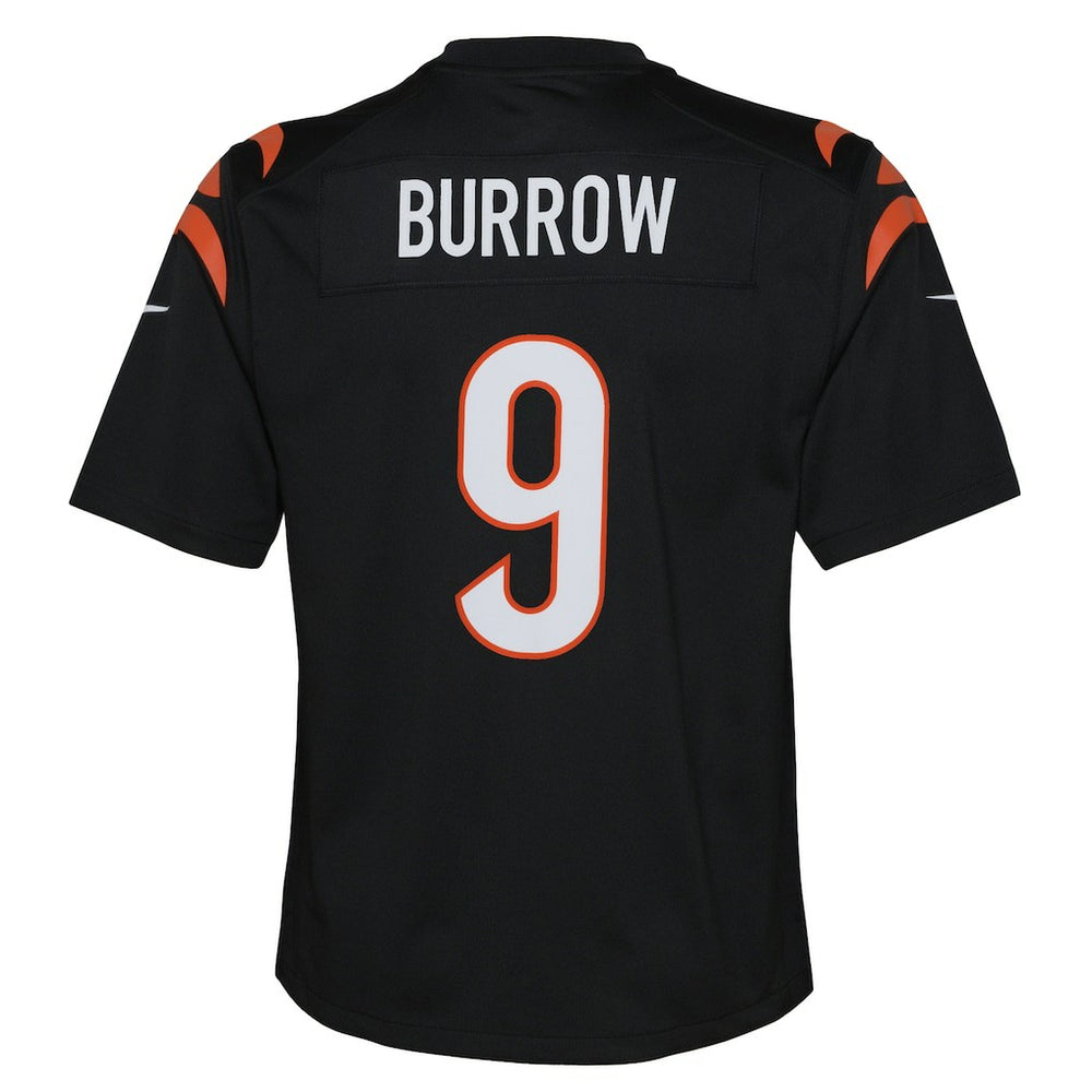 Nike Joe Burrow Cincinnati Bengals Youth Game Jersey Black
