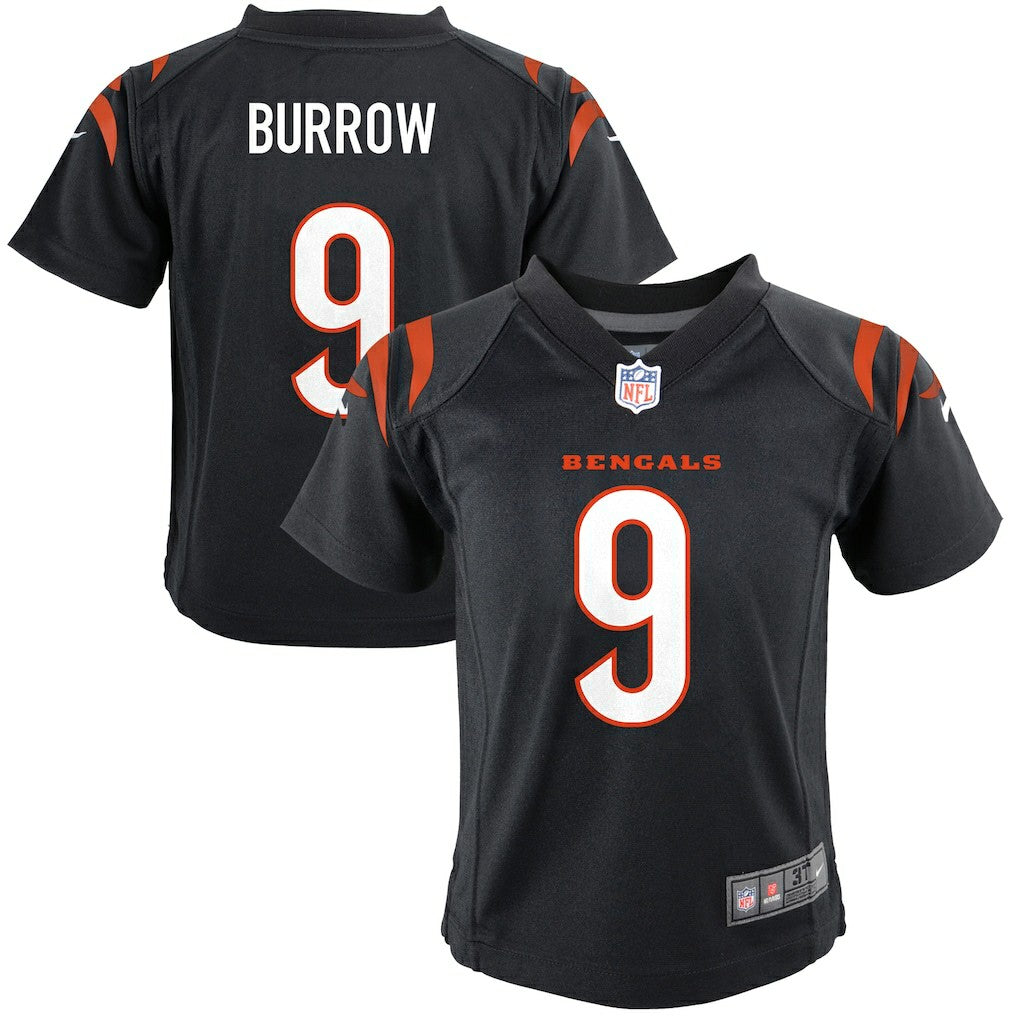 Nike Joe Burrow Cincinnati Bengals Preschool Game Jersey Black