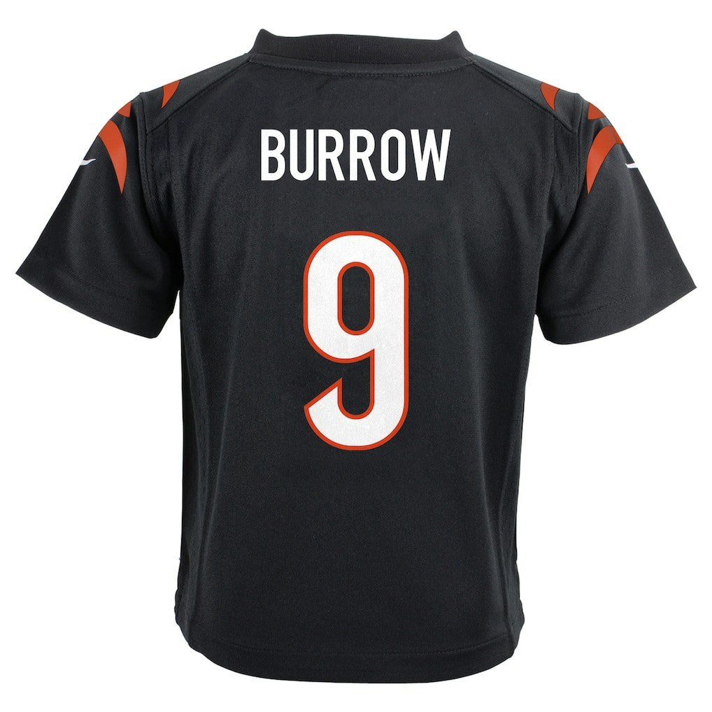 Nike Joe Burrow Cincinnati Bengals Preschool Game Jersey Black