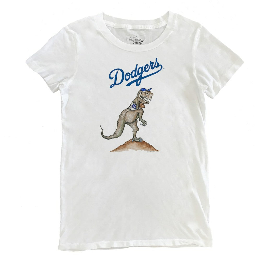 Los Angeles Dodgers Tiny Turnip Women's TT Rex T-Shirt - White - MLB Online
