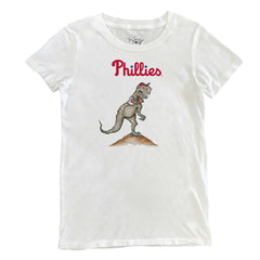 Philadelphia Phillies Tiny Turnip Women's TT Rex T-Shirt - White - MLB on Sale