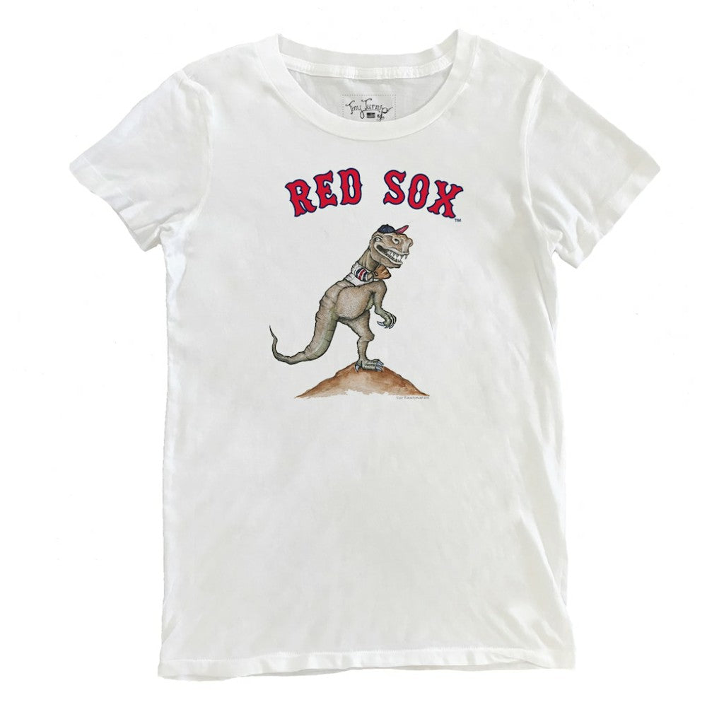 Boston Red Sox Tiny Turnip Women's TT Rex T-Shirt - White - MLB Lifestyle