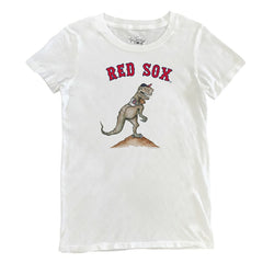 Boston Red Sox Tiny Turnip Women's TT Rex T-Shirt - White - MLB Lifestyle