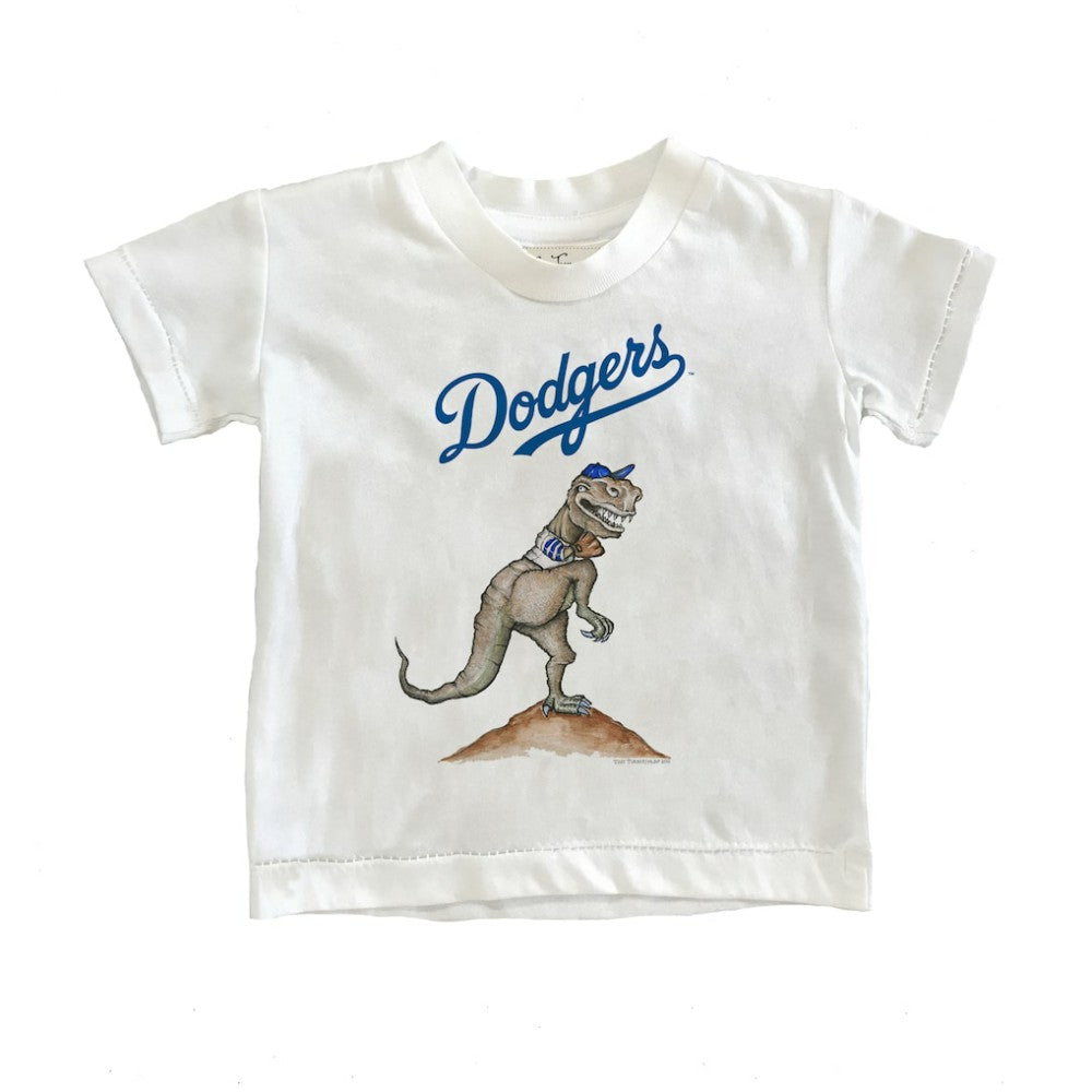 Los Angeles Dodgers Tiny Turnip Youth TT Rex T-Shirt - White - MLB Online