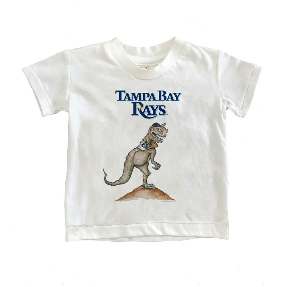 Tampa Bay Rays Tiny Turnip Youth TT Rex T-Shirt - White - MLB Discount