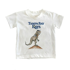 Tampa Bay Rays Tiny Turnip Youth TT Rex T-Shirt - White - MLB Discount
