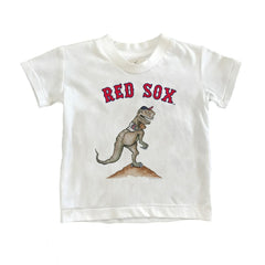Boston Red Sox Tiny Turnip Youth TT Rex T-Shirt - White - MLB Online