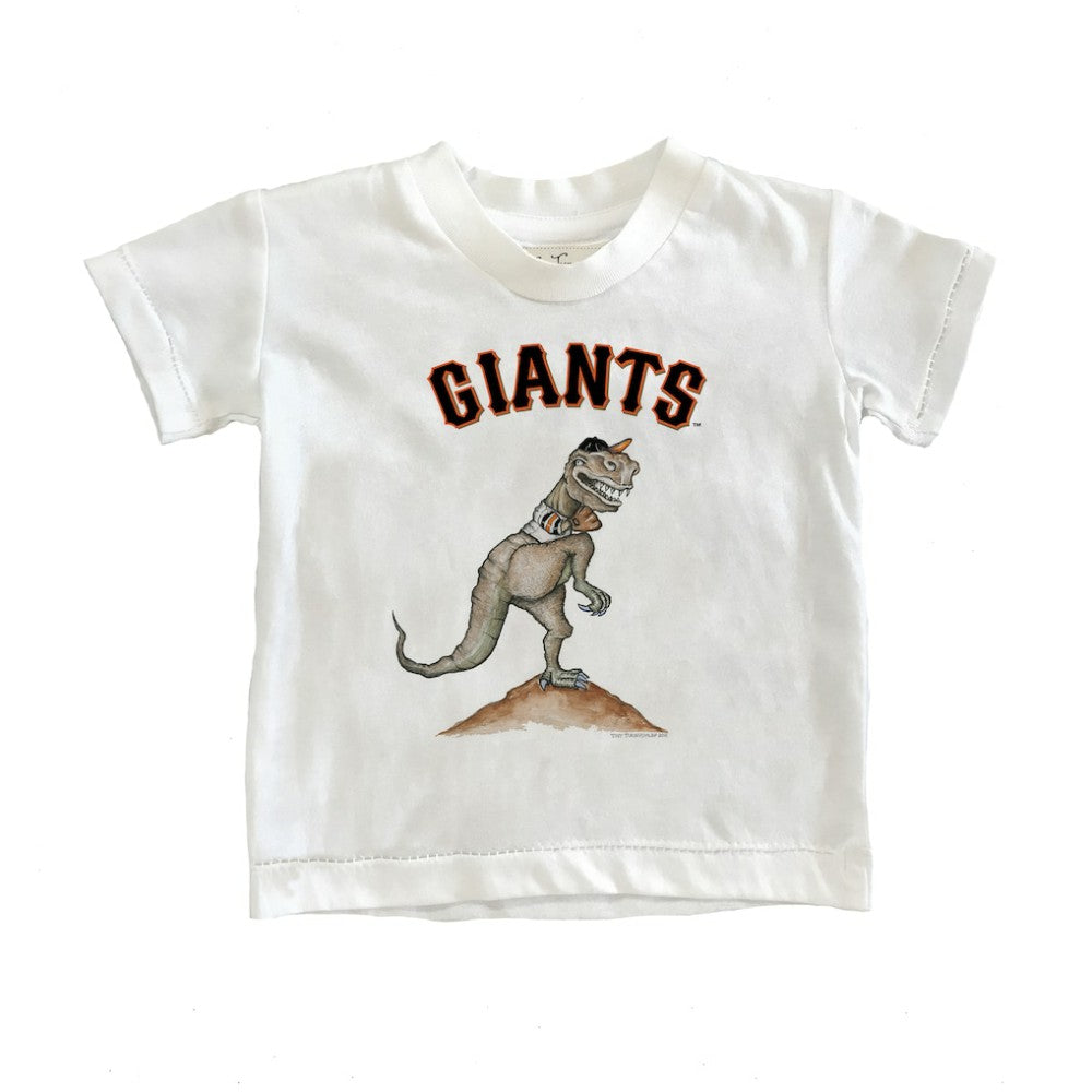 San Francisco Giants Tiny Turnip Youth TT Rex T-Shirt - White - MLB Sale