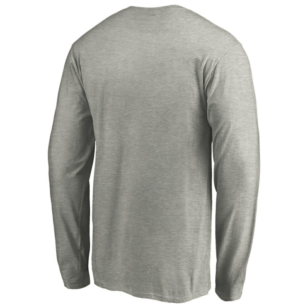 Boston Bruins Primary Logo Long Sleeve T-Shirt - Heather Gray - NHL 4267439
