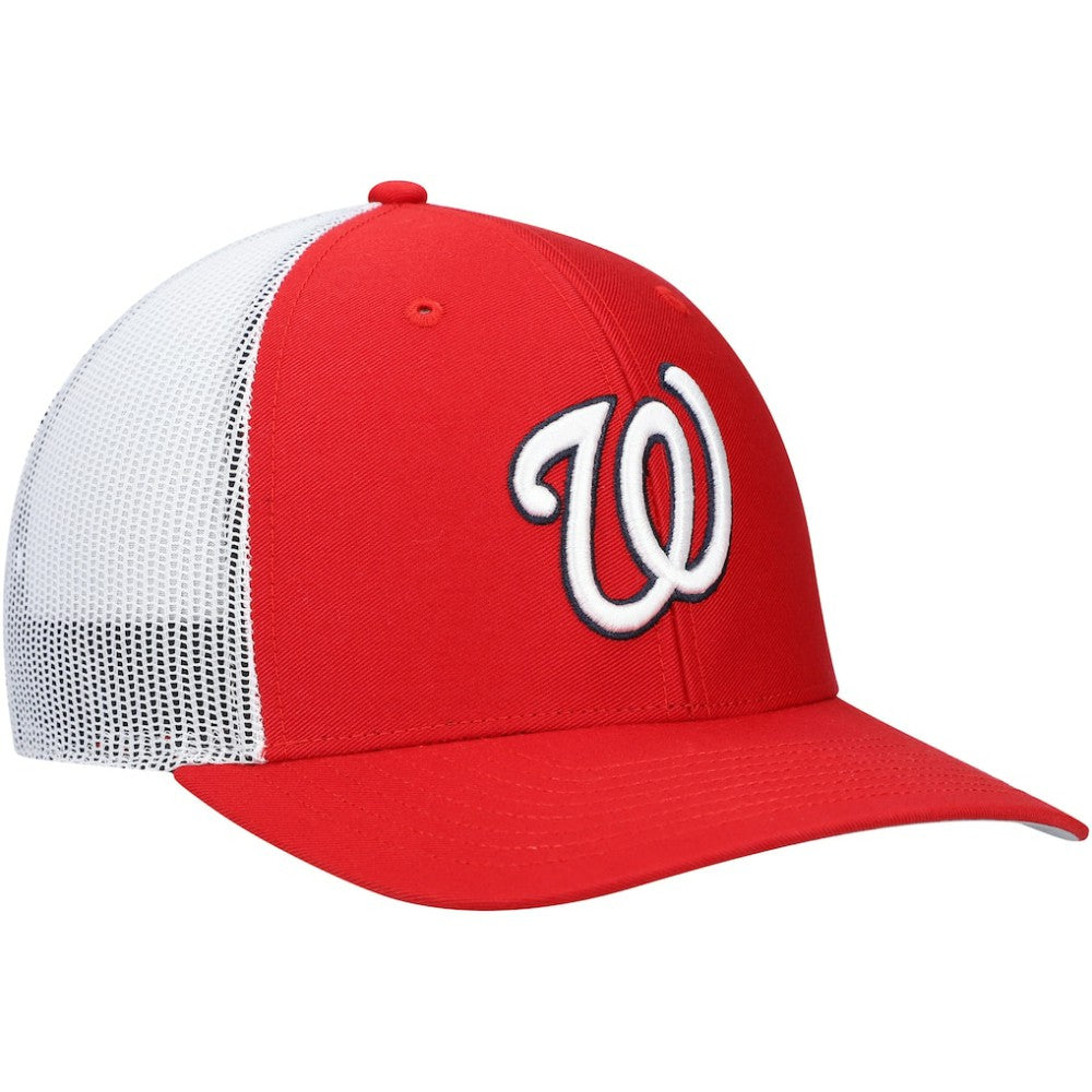 Washington Nationals '47 Primary Logo Trucker Snapback Hat - Red/White - 47 brand Online