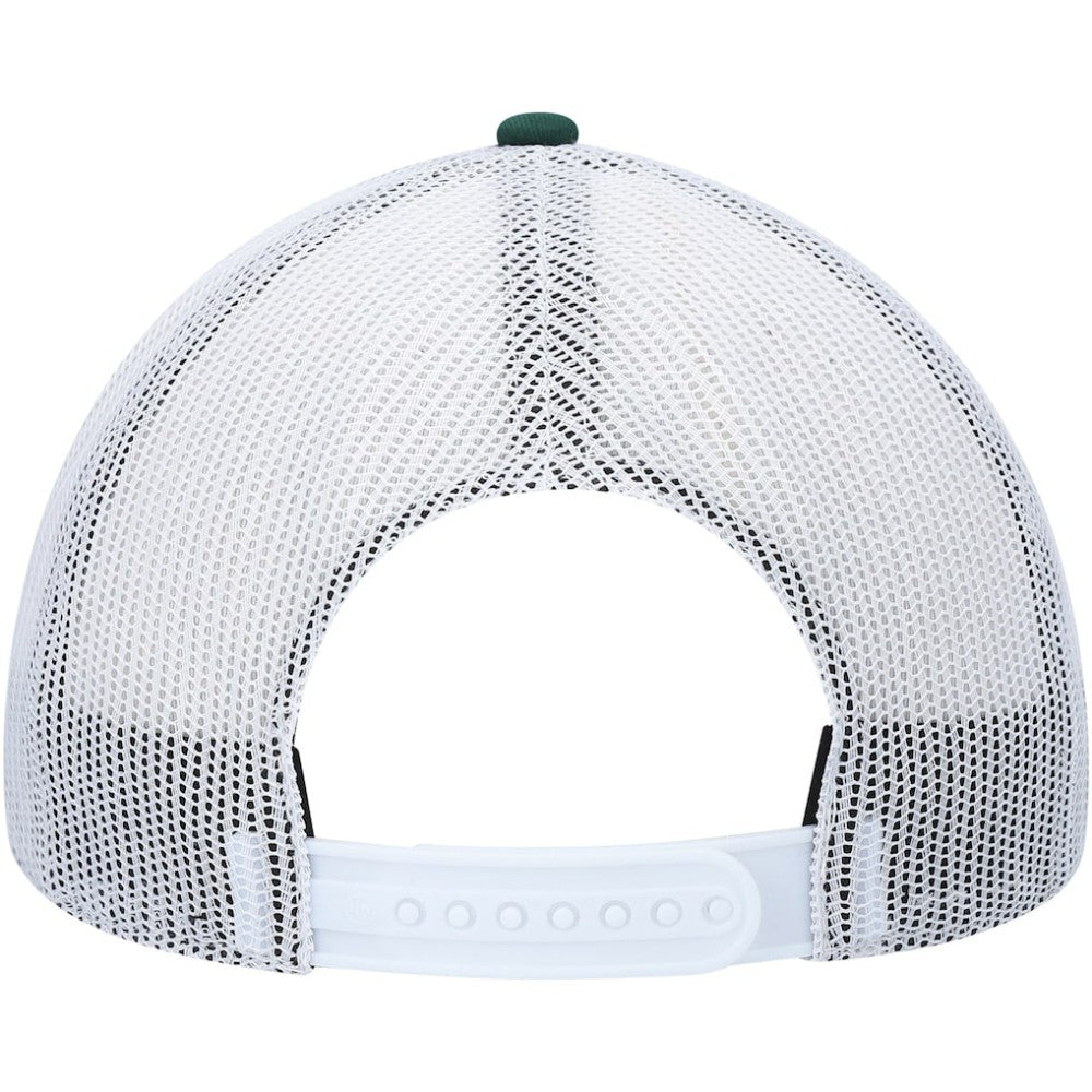 Athletics '47 Primary Logo Trucker Snapback Hat - Green/White - 47 brand Lifestyle