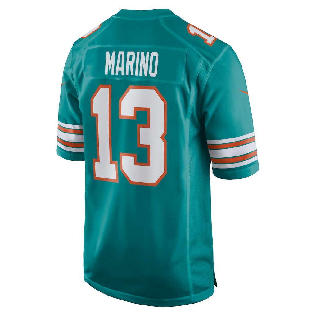 Nike Dan Marino Miami Dolphins Retired Player Jersey Aqua