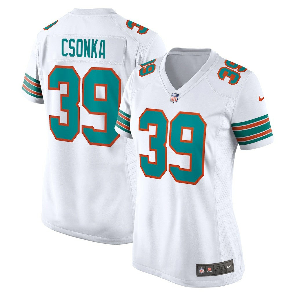 Nike Larry Csonka Miami Dolphins Retired Player Jersey White