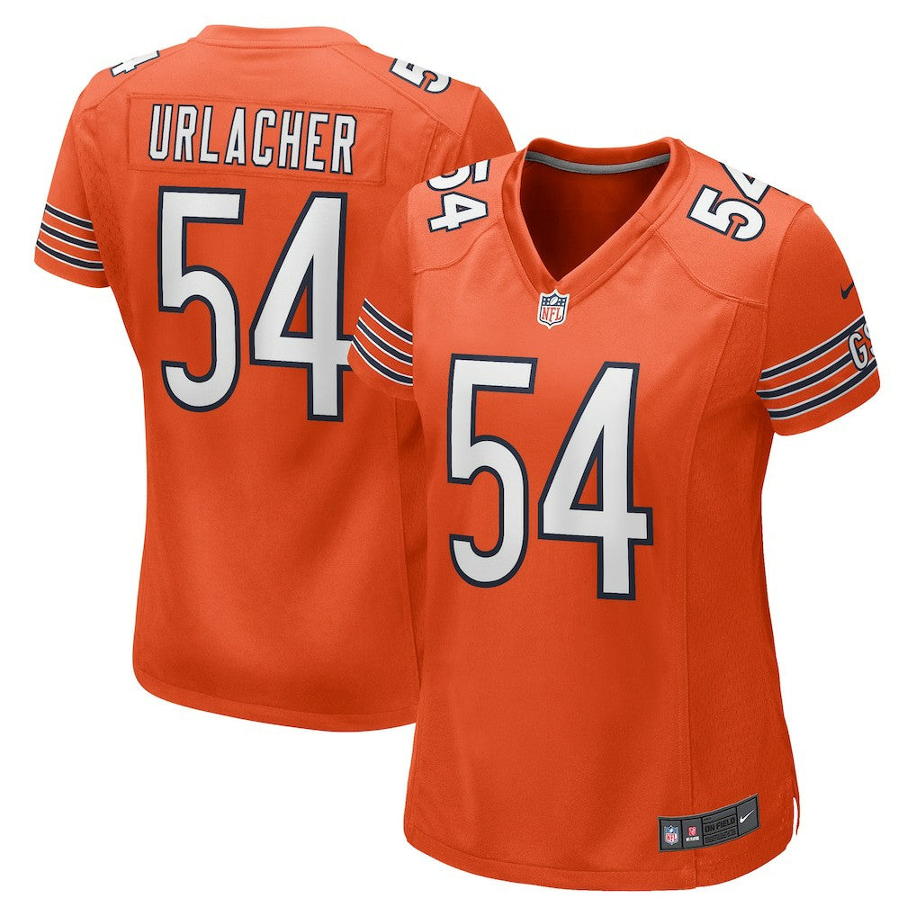 Nike Brian Urlacher Chicago Bears Women's Retired Player Jersey Orange