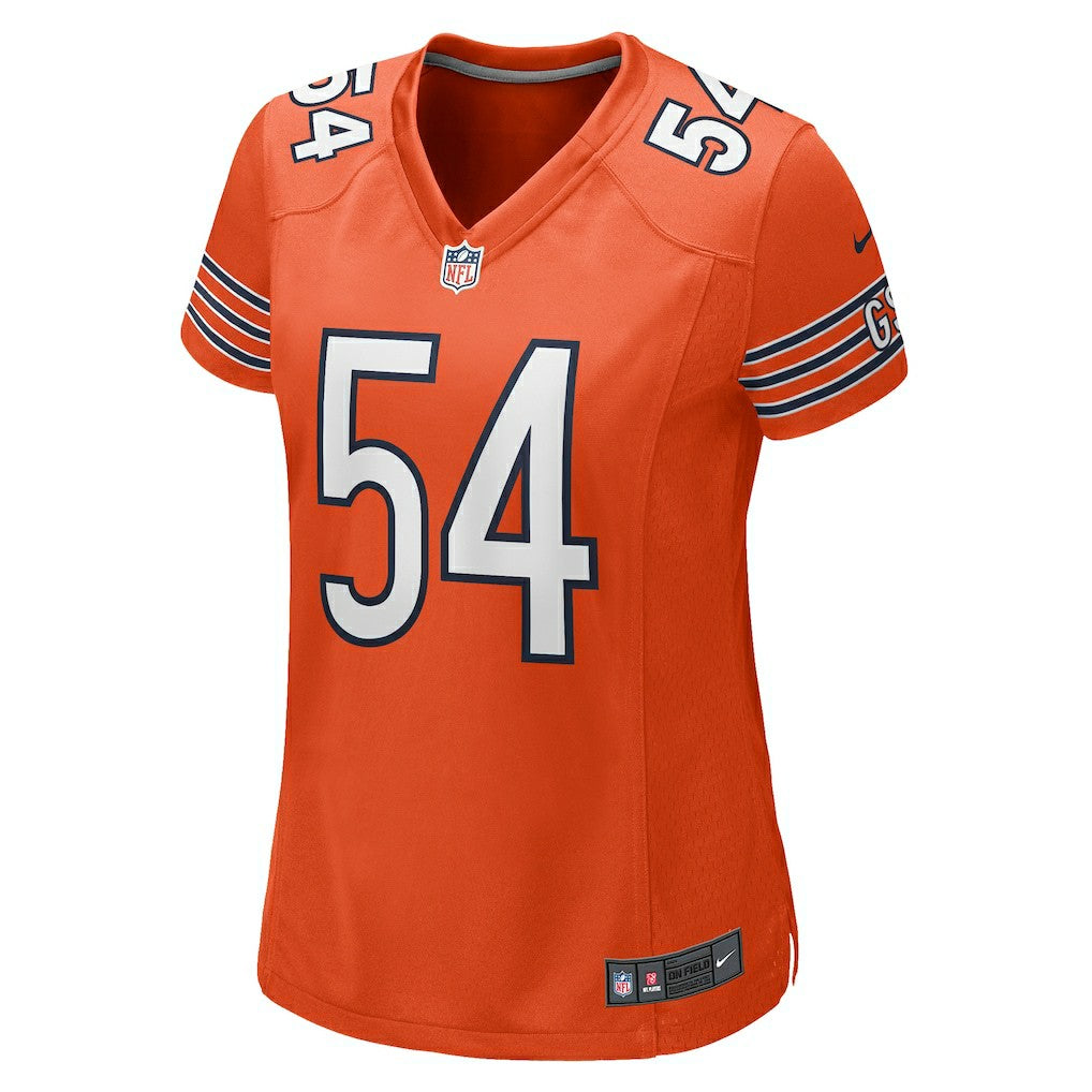Nike Brian Urlacher Chicago Bears Women's Retired Player Jersey Orange