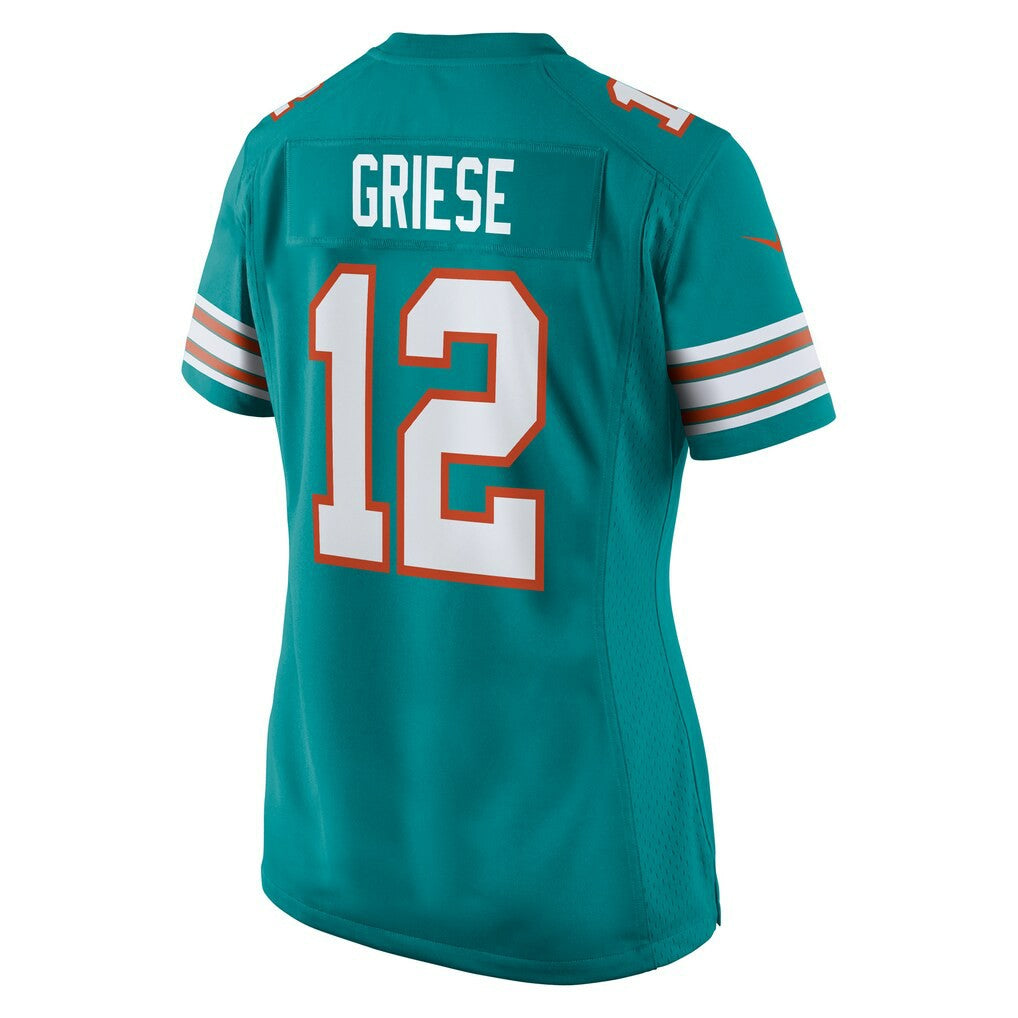 Nike Bob Griese Miami Dolphins Women's Retired Player Jersey Aqua