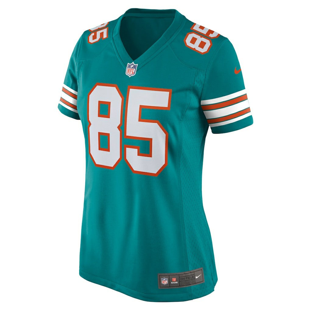 Nike Mark Duper Miami Dolphins Women's Retired Player Jersey Aqua
