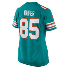 Nike Mark Duper Miami Dolphins Women's Retired Player Jersey Aqua