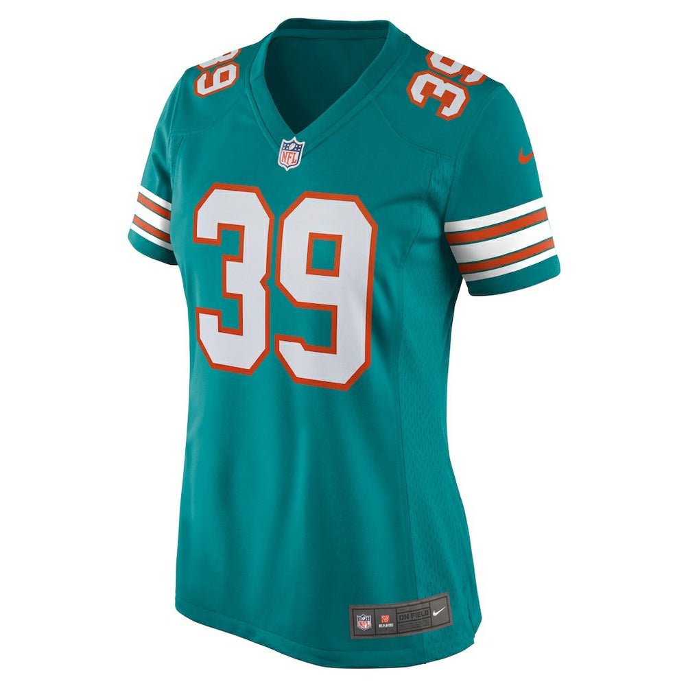 Nike Larry Csonka Miami Dolphins Women's Retired Player Jersey Aqua