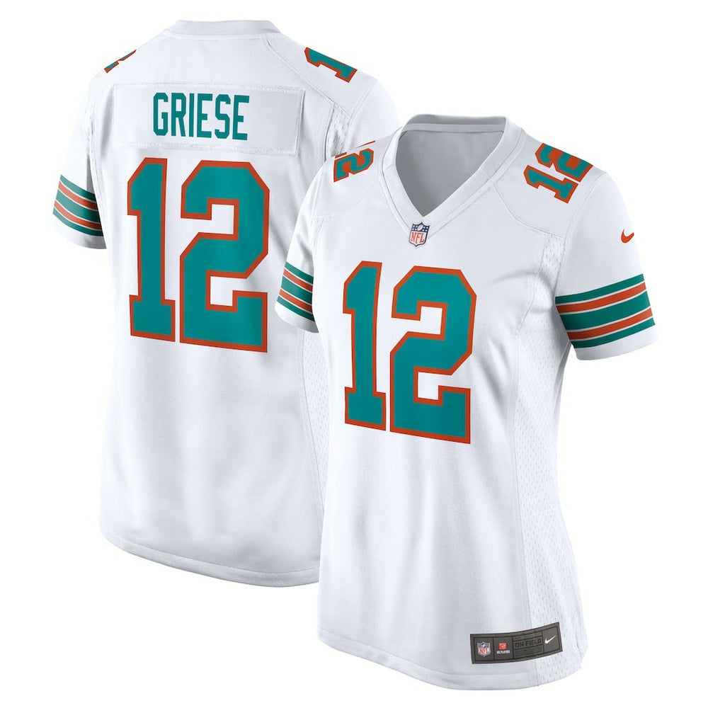 Nike Bob Griese Miami Dolphins Women's Retired Player Jersey White