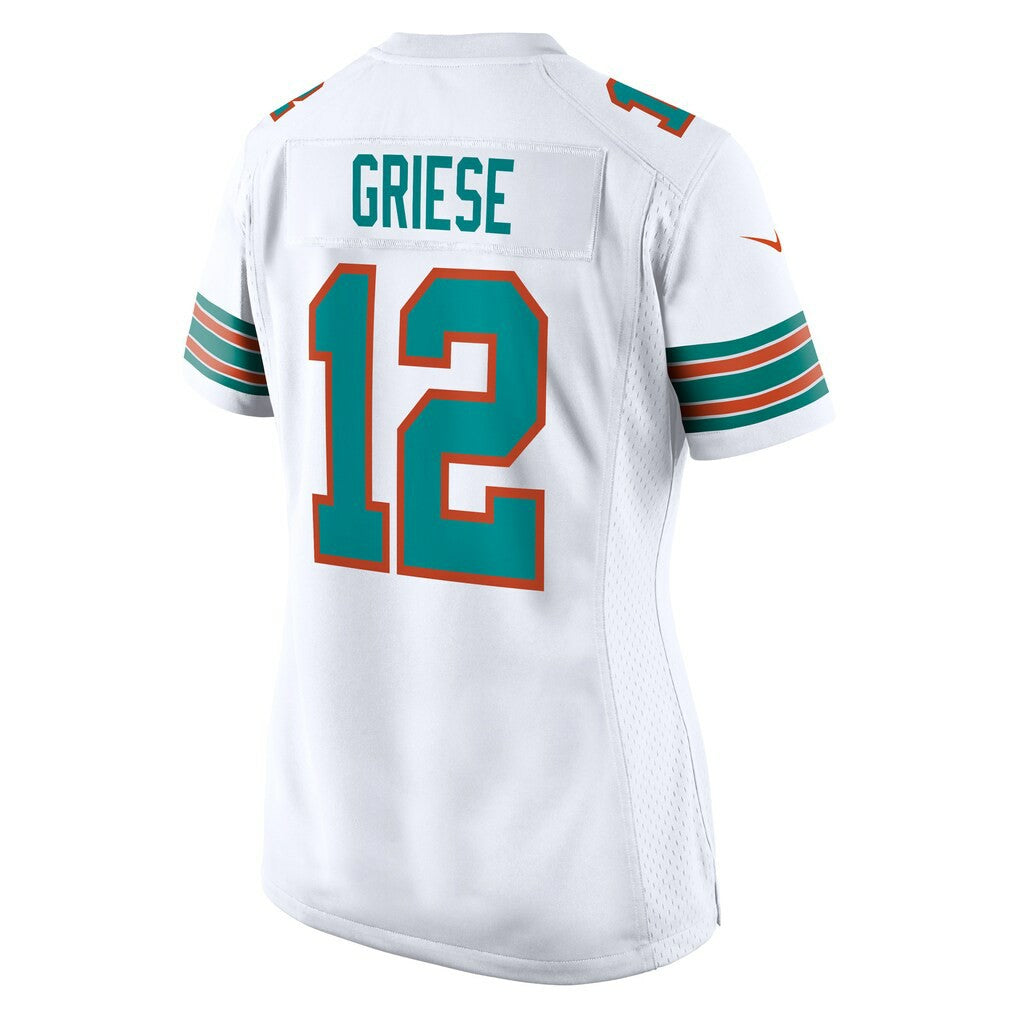 Nike Bob Griese Miami Dolphins Women's Retired Player Jersey White