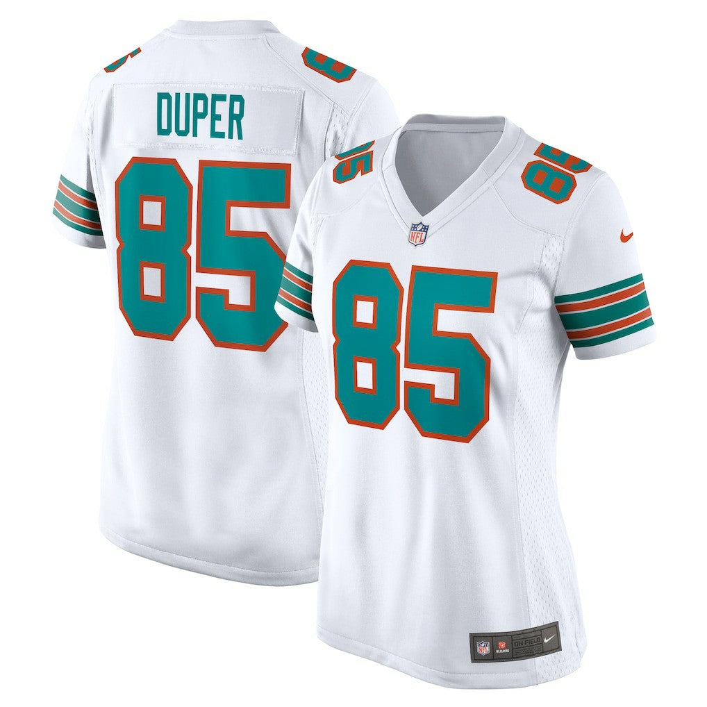 Nike Mark Duper Miami Dolphins Women's Retired Player Jersey White