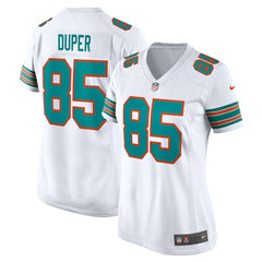 Nike Mark Duper Miami Dolphins Women's Retired Player Jersey White