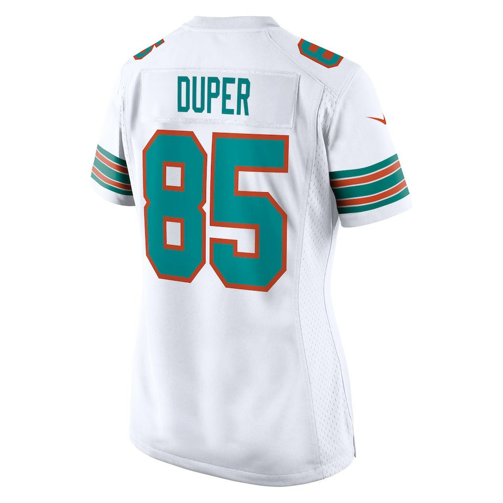 Nike Mark Duper Miami Dolphins Women's Retired Player Jersey White