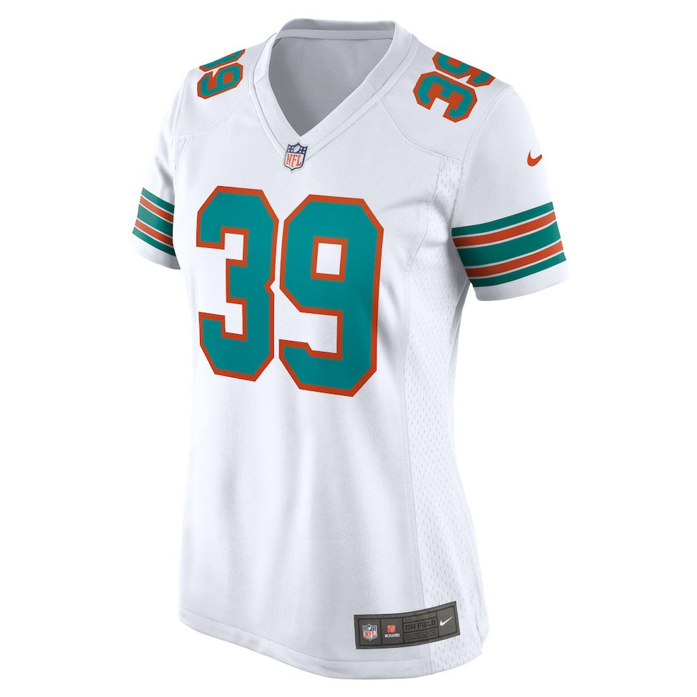 Nike Larry Csonka Miami Dolphins Women's Retired Player Jersey White