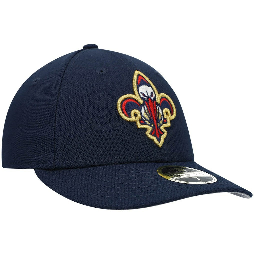 New Orleans Pelicans Team Logo Low Profile 59FIFTY Fitted Hat Navy | New Era online