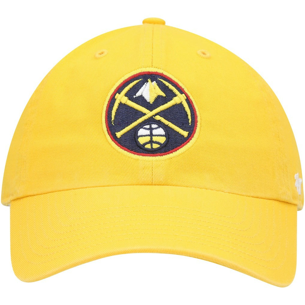 Denver Nuggets '47 Core Logo Clean Up Adjustable Hat for sale Gold | 47 brand Lifestyle